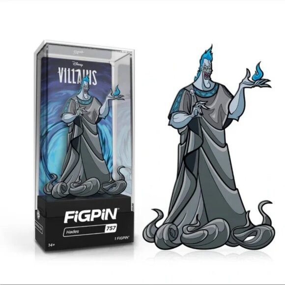 New FiGPiN Disney Villains Hades #757 Pin - Picture 2 of 3